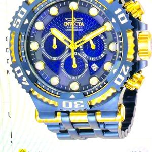 Mens Invicta 50mm stainless steel watch